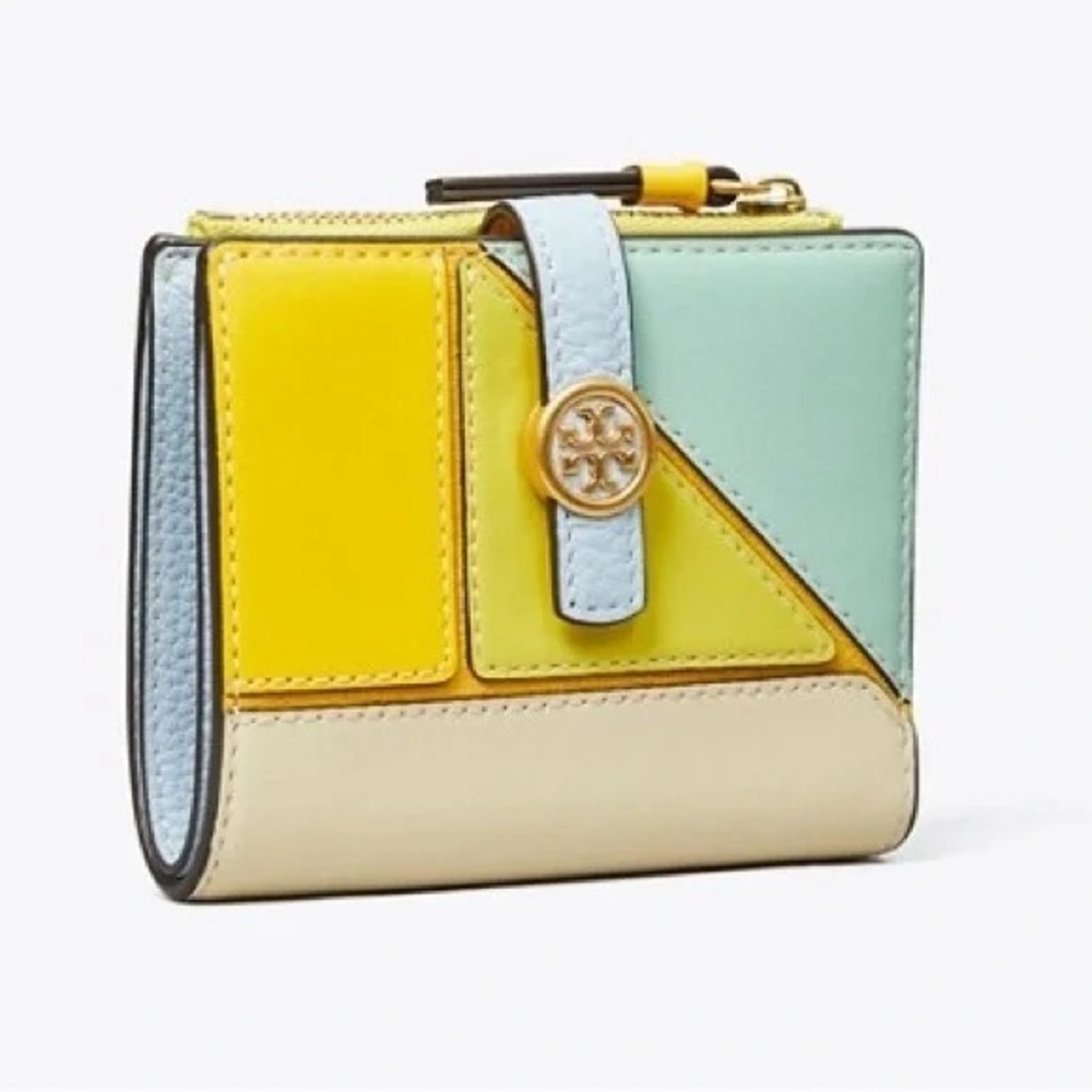 Tory Burch Walker Patchwork Mini Wallet - image 1